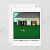 Funny Hi & Hello Spaß Postcard Postkarte (Vorne/Hinten)