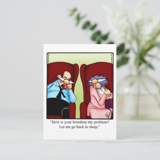 Funny Hi und Hello Postcard Postkarte (Stehend Vorderseite)