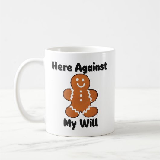 Funny hier gegen meinen Wild Gingerbrot Mann Kaffeetasse (Links)