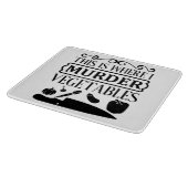 Funny hier ist, wo ich Murter Gemüse Küche Schneidebrett (Ecke)