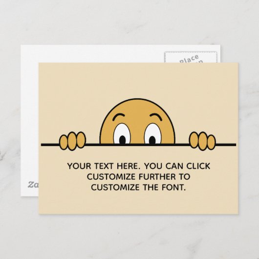 Funny Hiffice hinzufügen Postkarte (Vorne/Hinten)