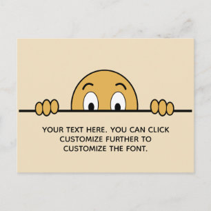 Funny Hiffice hinzufügen Postkarte