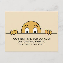 Funny Hiffice hinzufügen Postkarte