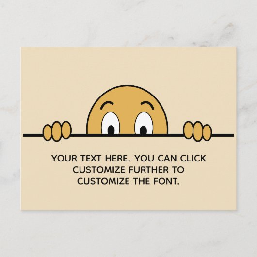 Funny Hiffice hinzufügen Postkarte (Vorderseite)