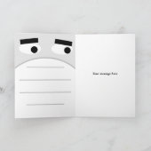 Funny High School Graduate Class of 2023 Gesichtsm Karte (Innenseite)