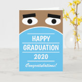 Funny High School Graduate Class of 2023 Gesichtsm Karte (Gelbe Blume)