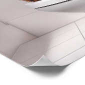 Funny Highland Cow auf der Toilette Badezimmer Poster (Ecke)