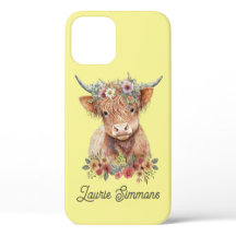 Funny Highland Cow Design individuell anpassbar ha