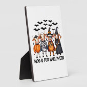 Funny Highland Cow Moo-d zu Halloween Fotoplatte (Seite)