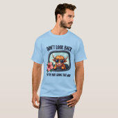 Funny Highland Cow Retro Western Motivierend Kunst T-Shirt (Vorne ganz)