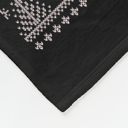 Funny Highland Cow Ugly Christmas Sweater Santa Xm Fleecedecke (Ecke)