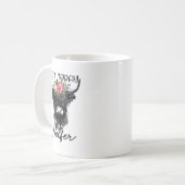 Funny Highland Kuh nicht heute Heifer Kuh liebt vi Kaffeetasse (Vorderseite Links)
