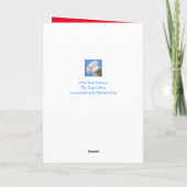 Funny Highland Steer Husband Birthday Karte (Rückseite)