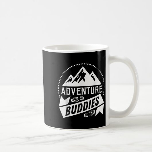 Funny Hiker Wandern Adventure Buddies Camping Kaffeetasse (Rechts)