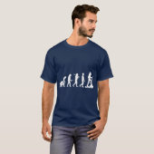 Funny hiking evolution  gift for hikers T-Shirt (Vorne ganz)