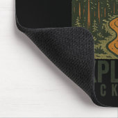 Funny Hiking Lost_ Nope Exploring Backroads Humor  Mousepad (Ecke)