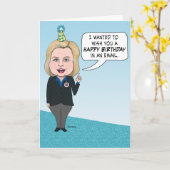 Funny Hillary Clinton Emails Geburtstag Karte (Gelbe Blume)