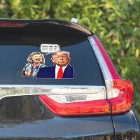 Funny Hillary sagt, sperrt Trump auf