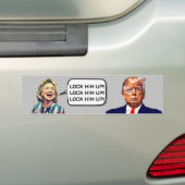 Funny Hillary sagt, sperrt Trump auf Autoaufkleber (Auf Auto)