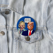 Funny Hillary sagt, sperrt Trump auf Button (Beispiel)