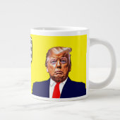 Funny Hillary sagt, sperrt Trump auf Jumbo-Tasse (Rechts)