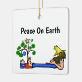 Funny Hillbilly und Santa Moonshine Ornament (Links)