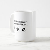 Funny Hillybilly Ninja Sprichwort Kaffeetasse (Vorderseite Links)