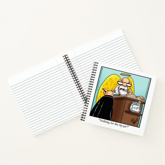 Funny Himmlisch Spaß Spiral Notebook Notizblock (Innenseite)