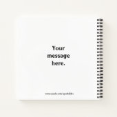 Funny Himmlisch Spaß Spiral Notebook Notizblock (Rückseite)