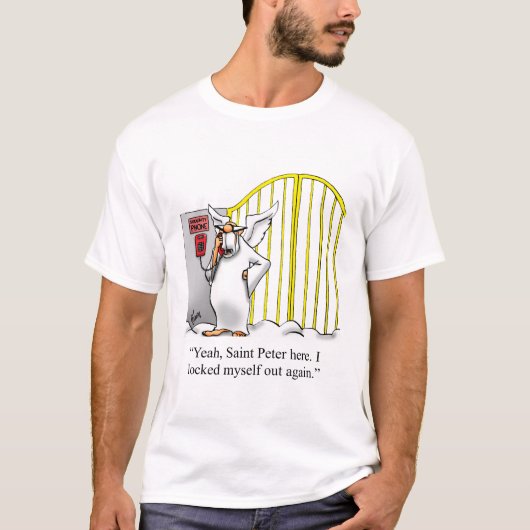 Funny Himmlisch Spaß Tee Shirt (Vorderseite)