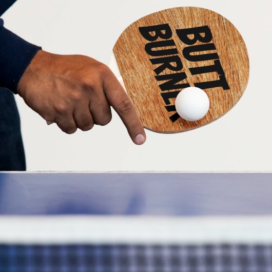 FUNNY HINTERN BURNER PONG PADDLE TISCHTENNIS SCHLÄGER (InSitu)