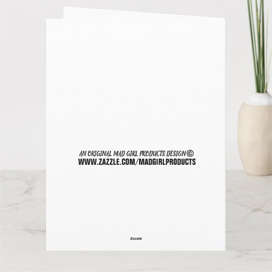 FUNNY HINTERN MOONED BIRTHDAY BOY OVERSIZED CARD KARTE (Rückseite)