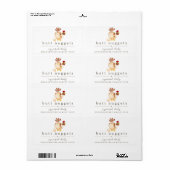 Funny Hintern Nugget Farm Coop Egg Karton Label (Vorne)