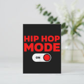 Funny Hip Hop Design für Männer Frauen 90er Hip Ho Begleitkarte (Stehend Vorderseite)
