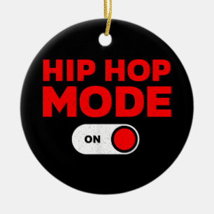 Funny Hip Hop Design für Männer Frauen 90er Hip Ho Keramik Ornament