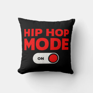 Funny Hip Hop Design für Männer Frauen 90er Hip Ho Kissen