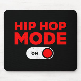 Funny Hip Hop Design für Männer Frauen 90er Hip Ho Mousepad