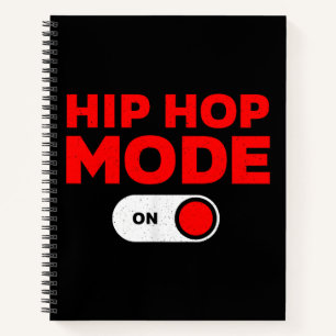 Funny Hip Hop Design für Männer Frauen 90er Hip Ho Notizblock