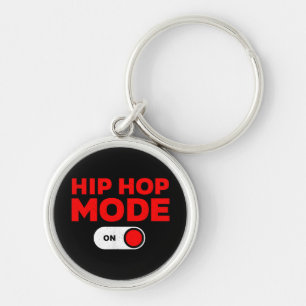 Funny Hip Hop Design für Männer Frauen 90er Hip Ho Schlüsselanhänger