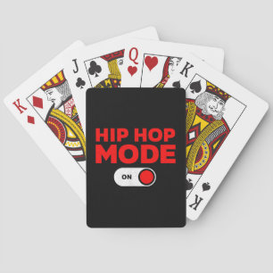 Funny Hip Hop Design für Männer Frauen 90er Hip Ho Spielkarten