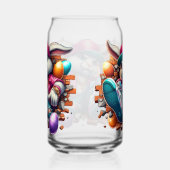 Funny Hip Hop Gangster Bunny Oaster Urban Design Dosenglas (Rechts)