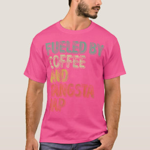 Funny Hip Hop Music Shirt gespeist von Kaffee und 