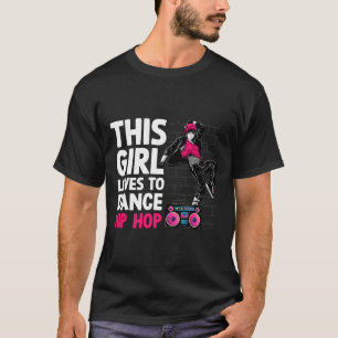 Funny Hip Hop Tanzen Kunst für Kinder Girls Angesa T-Shirt
