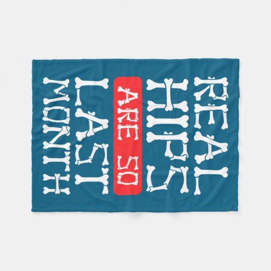 Funny Hip Replacement Bones Surgery Recovery Fleecedecke (Vorderseite (Horizontal))