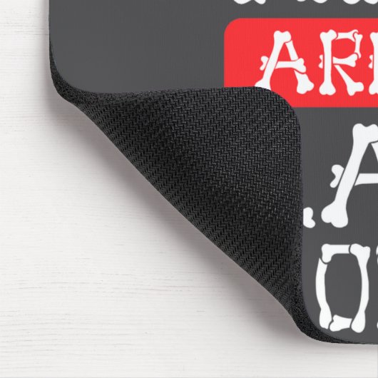 Funny Hip Replacement Bones Surgery Recovery Mousepad (Ecke)