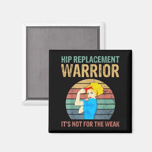 Funny Hip Replacement Warrior New Prosthetic Women Magnet (Vorderseite/Rückseite)