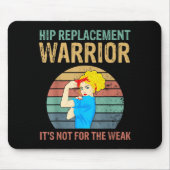 Funny Hip Replacement Warrior New Prosthetic Women Mousepad (Vorne)