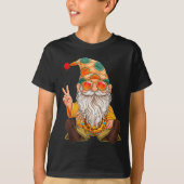 Funny Hipe Gnome Peace Sign Gnomes Lovers Men Wome T-Shirt (Vorderseite)