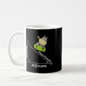 Funny Hipo Skater Geometry Hypotenuse Math Boy Gir Kaffeetasse (Links)