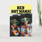 FUNNY HIPPIE BIRTHDAY CARD FÜR SIE KARTE (Vorderseite)